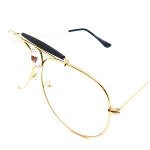 PANTHER POWER MOONDUST CLEAR AVIATORS NEW